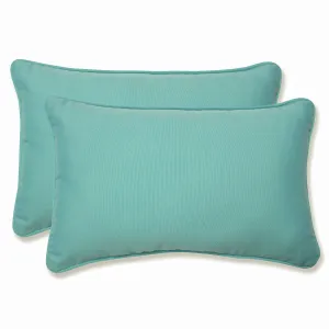 Outdoor/Indoor Radiance Pool Rectangular Throw Pillow (Set of 2)