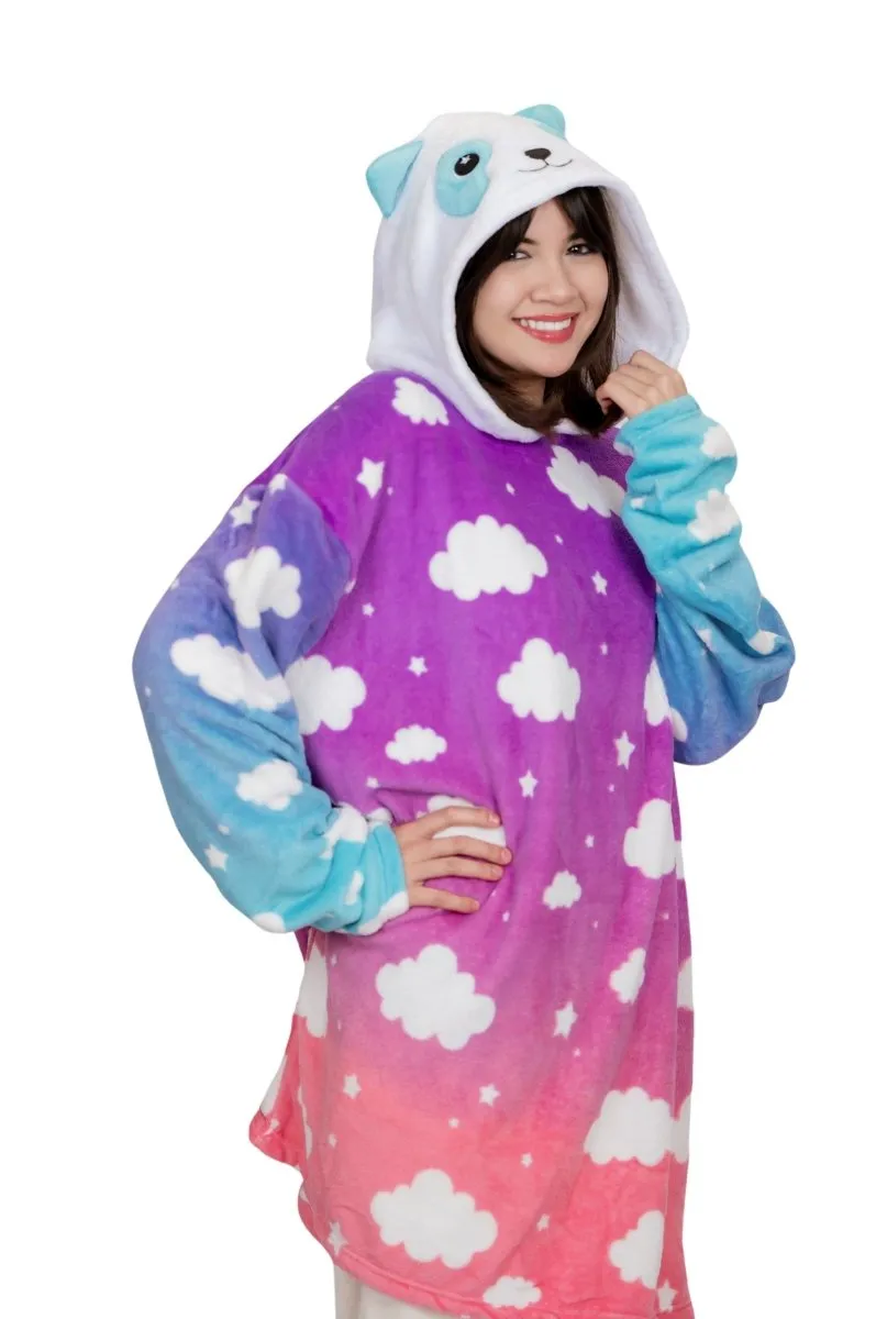 Panda Hooded Blanket