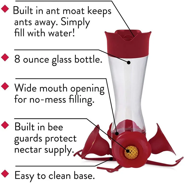 Perky Pet Pinch Waist Hummingbird Feeder 203CPBN