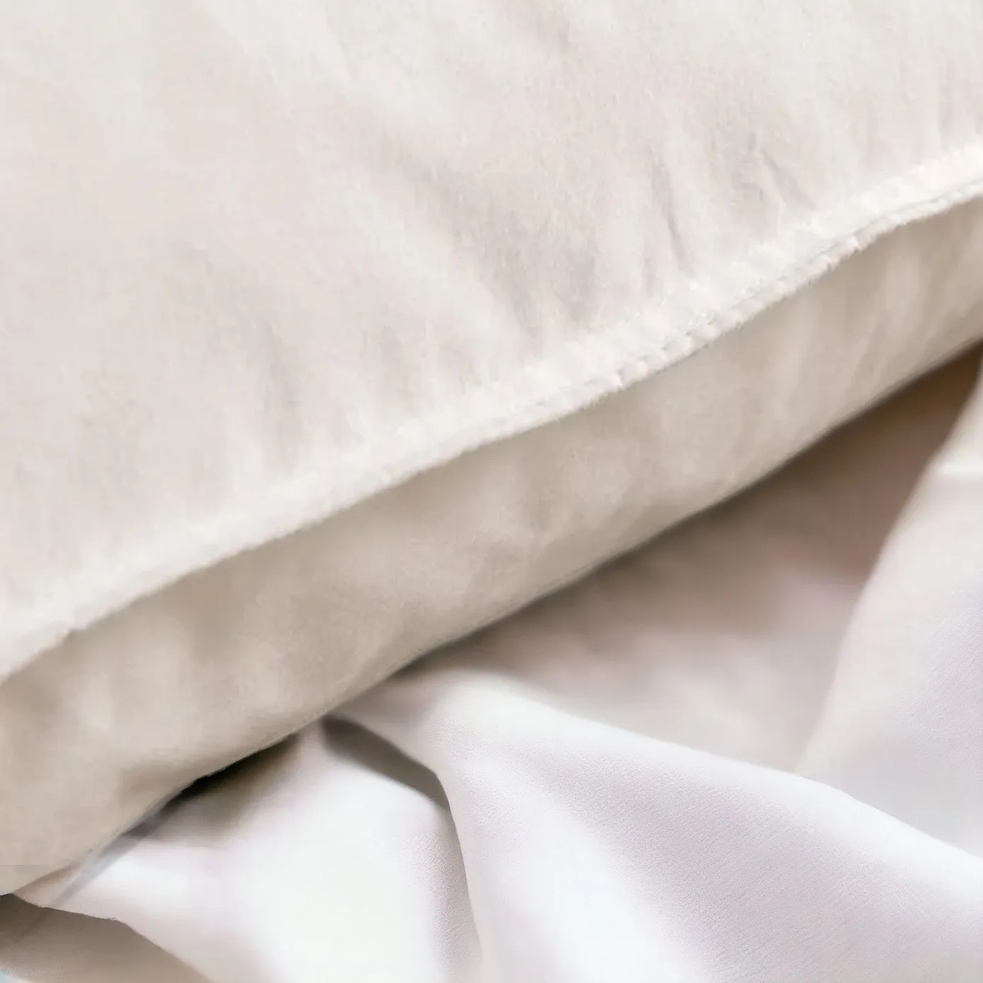 Premium Cotton Super Full King Size Pillow Medium Density