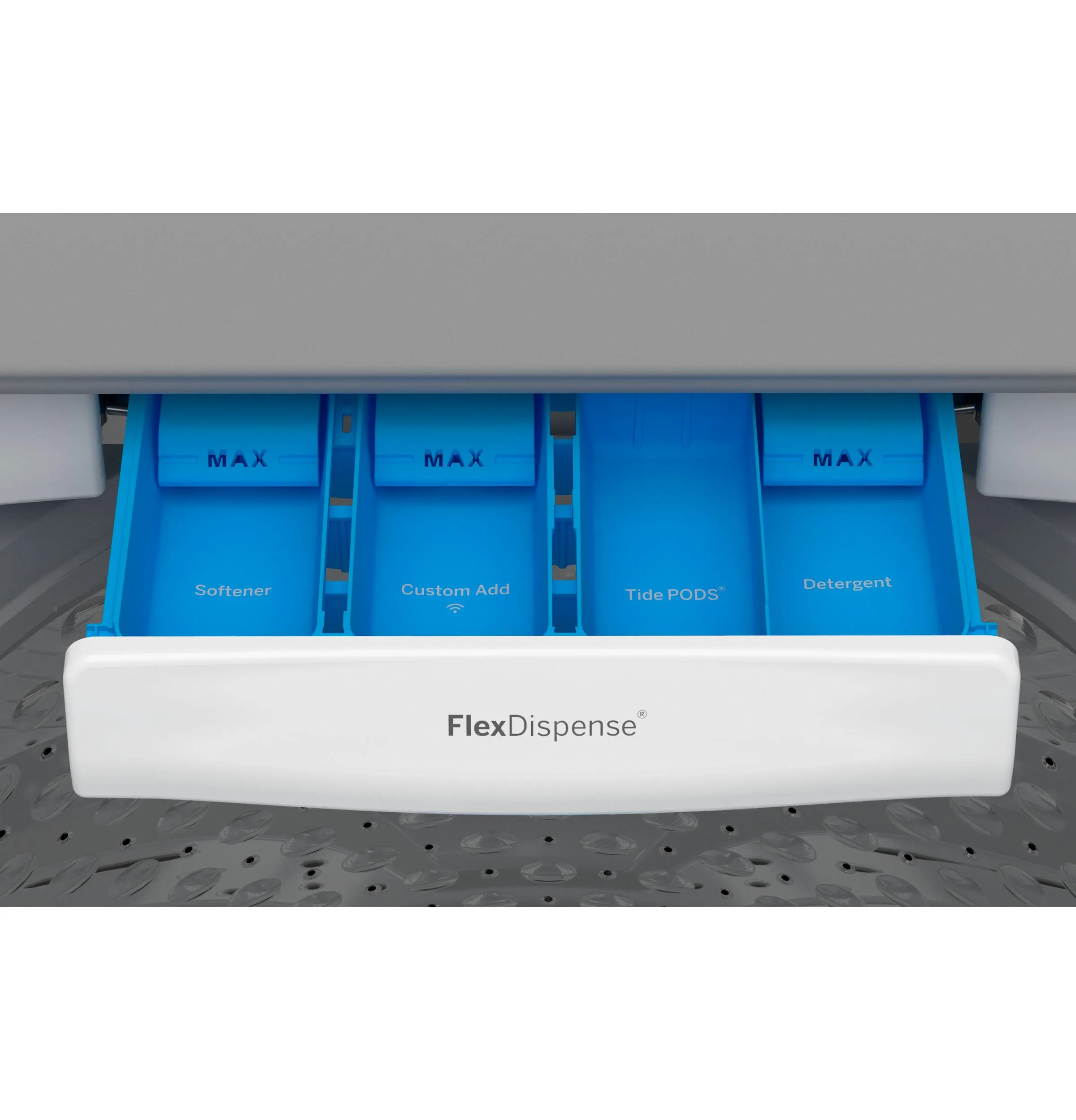 PTW705BSTWS GE Profile™ ENERGY STAR® 5.3 cu. ft. Capacity Washer with Smarter Wash Technology and FlexDispense™