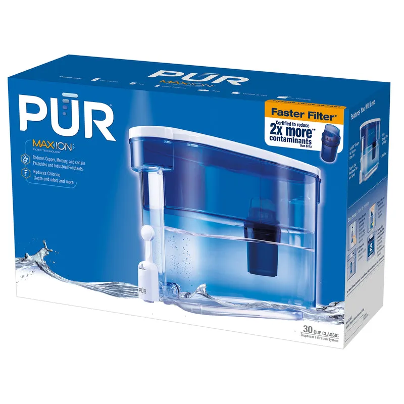 PUR 30 cups Blue Cup Dispenser
