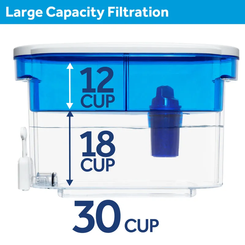 PUR 30 cups Blue Cup Dispenser