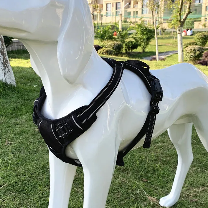 QUMY Dog Reflective Harness Adjustable