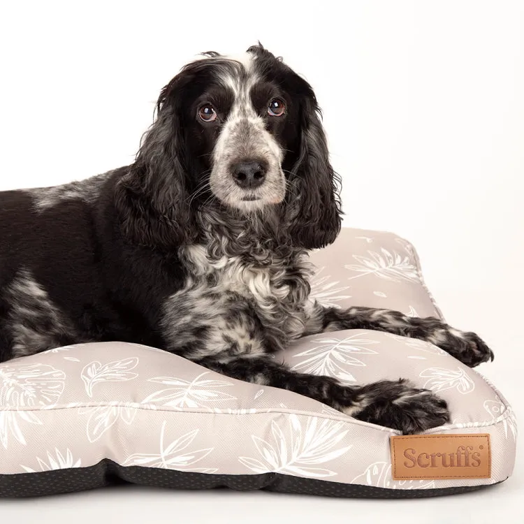 Scruffs Botanical Dog Mattress - Taupe