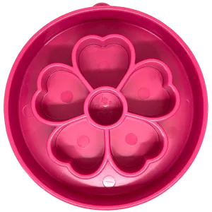 Slow Feeder Bowl | Pink Flower