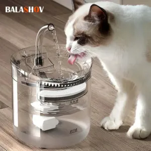Smart Pet Water Fountain: Automatic Sensor Drinker for Cats & Dogs!