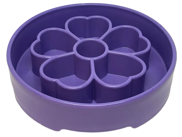Sodapup Enrichment Slow Feeder Bowl - Flower Pink