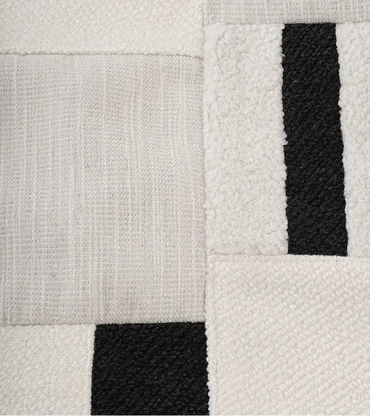 Square Modern Throw Pillows for Couch, Contemporary Modern Sofa Pillows, Decorative Throw Pillows for Bedroom, Large Throw Pillow for Interior Design