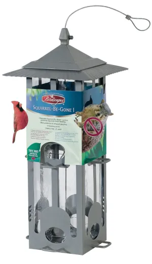 Squirrel-be-gone Pewter Bird Feeder