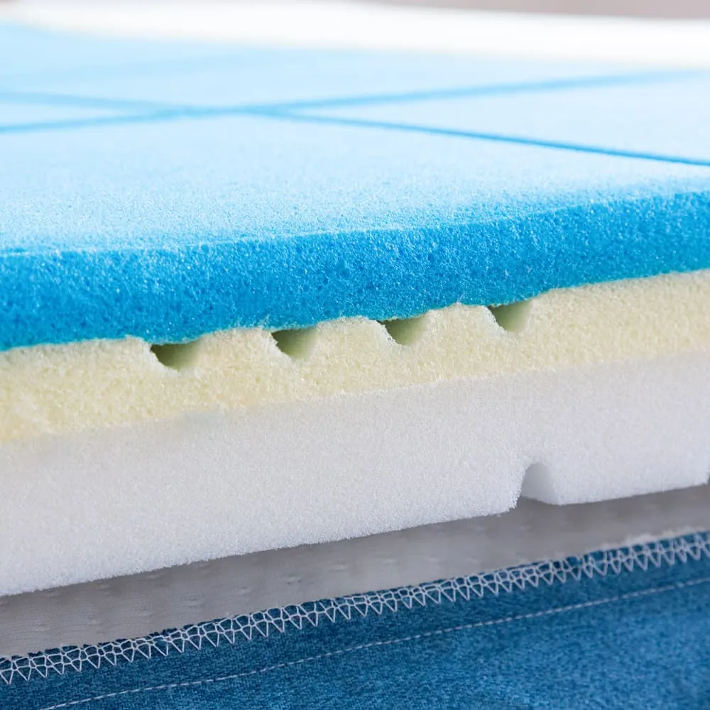 Straight 2 Sleep® Mattress Topper with Cooling Technology   2 BONUS Adjustable Pillows   FREE Delivery
