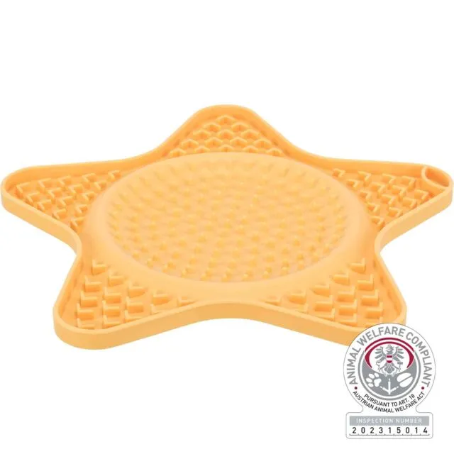 Trixie | Dog & Cat Enrichment Toy | Star Shaped Lick 'n' Snack Mat