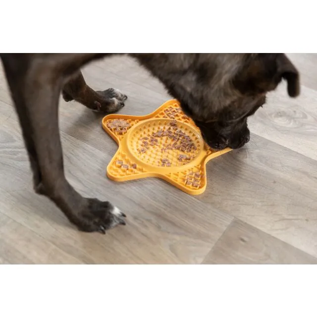 Trixie | Dog & Cat Enrichment Toy | Star Shaped Lick 'n' Snack Mat